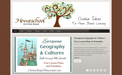 cottonridgehomeschool.com screenshot
