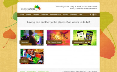cottonwoodlife.org screenshot