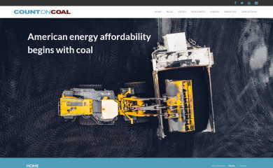 countoncoal.org screenshot