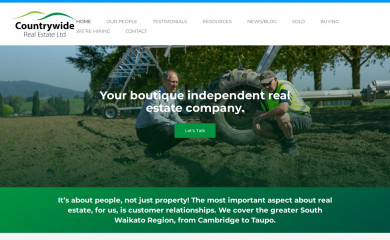 countrywiderealestate.co.nz screenshot