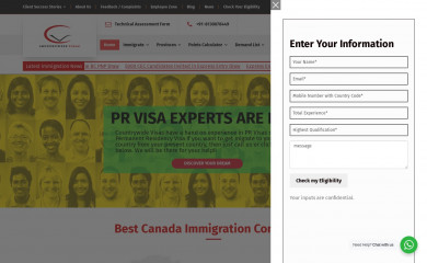 http://countrywidevisas.com screenshot