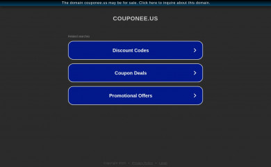 couponee.us screenshot
