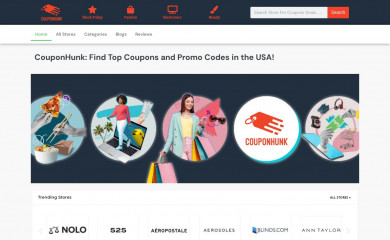 couponhunk.com screenshot