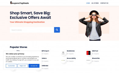 couponstopdeals.com screenshot