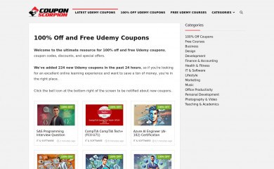 couponscorpion.com screenshot