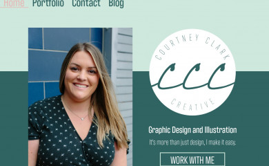 courtneyclarkcreative.com screenshot