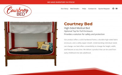 courtneybed.com screenshot