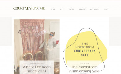 courtneykincaid.co screenshot
