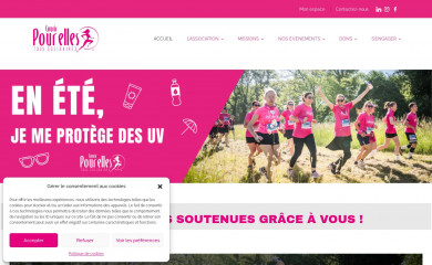 courirpourelles.com screenshot