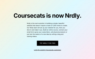 https://www.coursecats.com screenshot