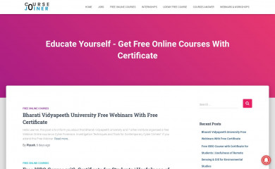 coursejoiner.com screenshot