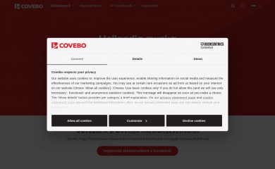 covebo.hu screenshot