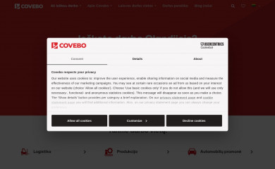 covebo.lt screenshot