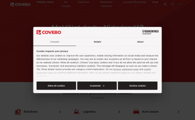 covebo.lv screenshot