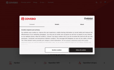covebo.sk screenshot
