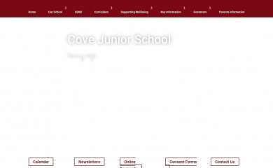 covejunior.co.uk screenshot