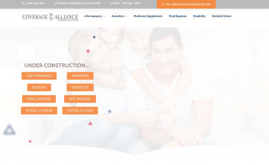 coveragealliance.com screenshot