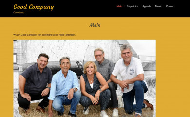 coverbandgoodcompany.nl screenshot