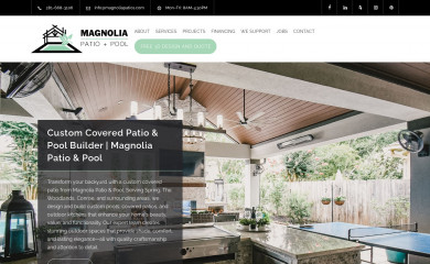 coveredpatiosmagnoliatx.com screenshot
