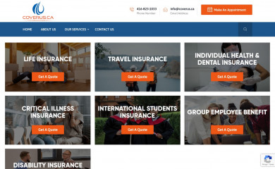 coverus.ca screenshot