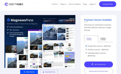 MagnewsPress screenshot