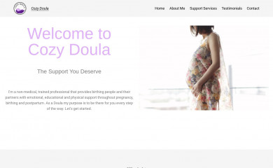cozydoula.com screenshot