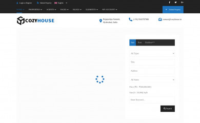 cozyhouse.in screenshot