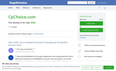 cpchoice.com screenshot