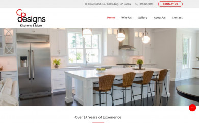 cpdesignskitchens.com screenshot