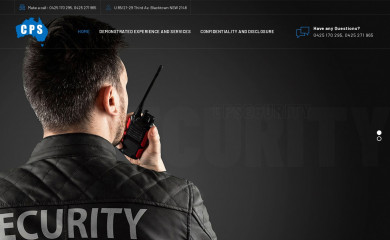 cpsecurity.com.au screenshot
