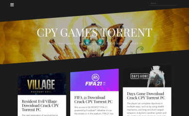 cpygamestorrent.com screenshot