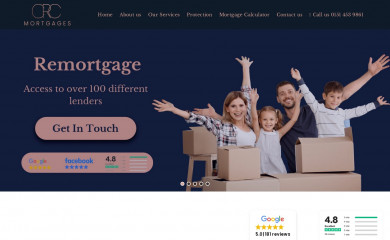 crcmortgages.co.uk screenshot