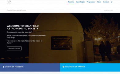 cranfieldastronomy.org.uk screenshot