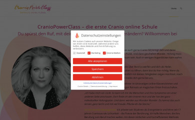 craniopowerclass.com screenshot