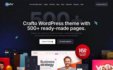 https://crafto.themezaa.com screenshot