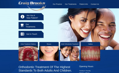 craigbrooksorthodontics.com.au screenshot