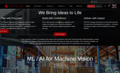 cratustech.com screenshot