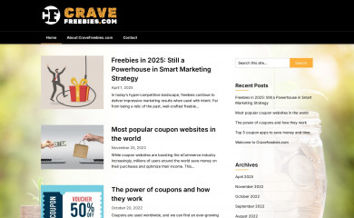 cravefreebies.com screenshot