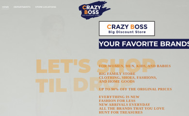 crazybossbigdiscountstore.com screenshot