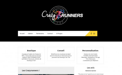crazyrunnersshop.fr screenshot