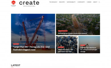 createdigitalmagazine.org.au screenshot