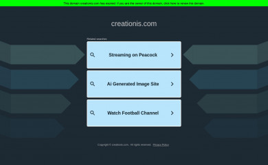 creationis.com screenshot