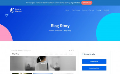 http://creativthemes.com/downloads/blog-story/ screenshot