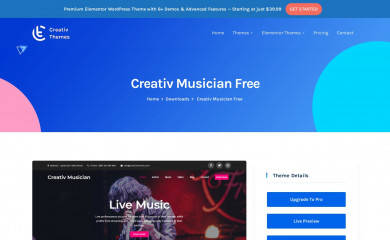 http://creativthemes.com/downloads/creativ-musician-free/ screenshot