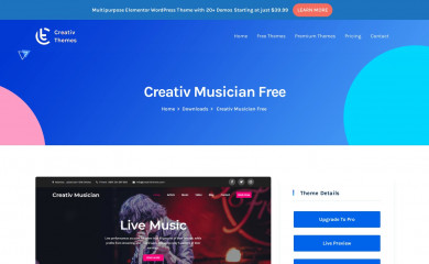 http://creativthemes.com/downloads/creativ-musician-free/ screenshot