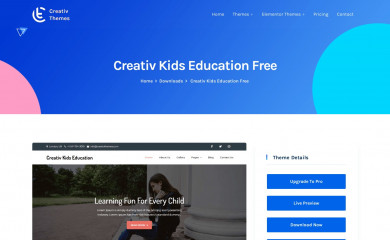 http://creativthemes.com/downloads/creativ-kids-education-free/ screenshot