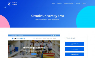 http://creativthemes.com/downloads/creativ-university/ screenshot