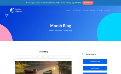 Marsh Blog screenshot