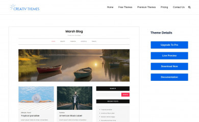 Marsh Blog screenshot