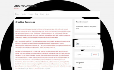 creativecommons.be screenshot